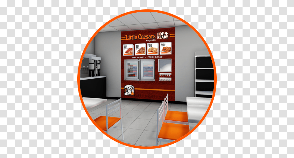Little Caesars Logo, Interior Design, Indoors, Kiosk, Poster Transparent Png