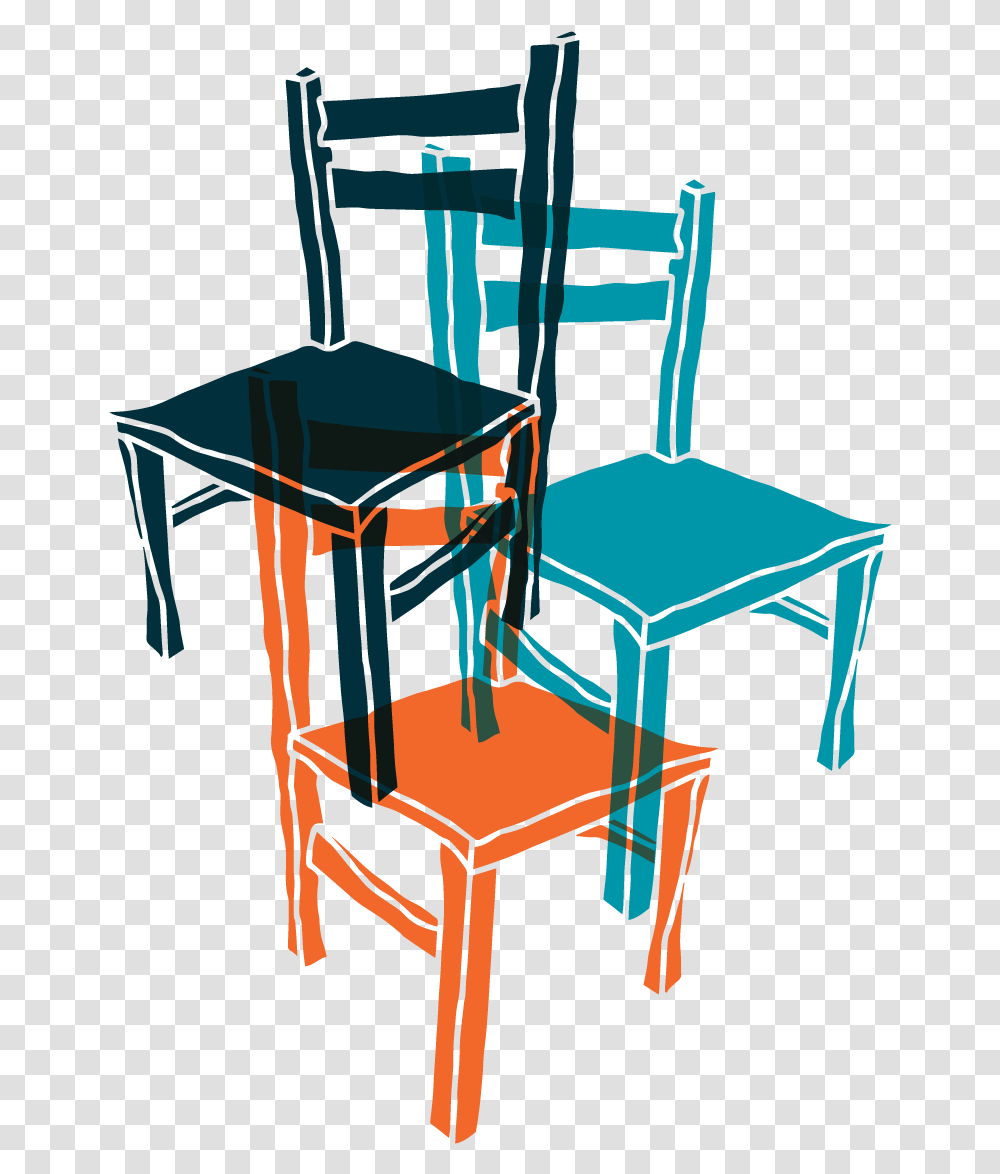 Little Chair Printing Chair, Furniture Transparent Png