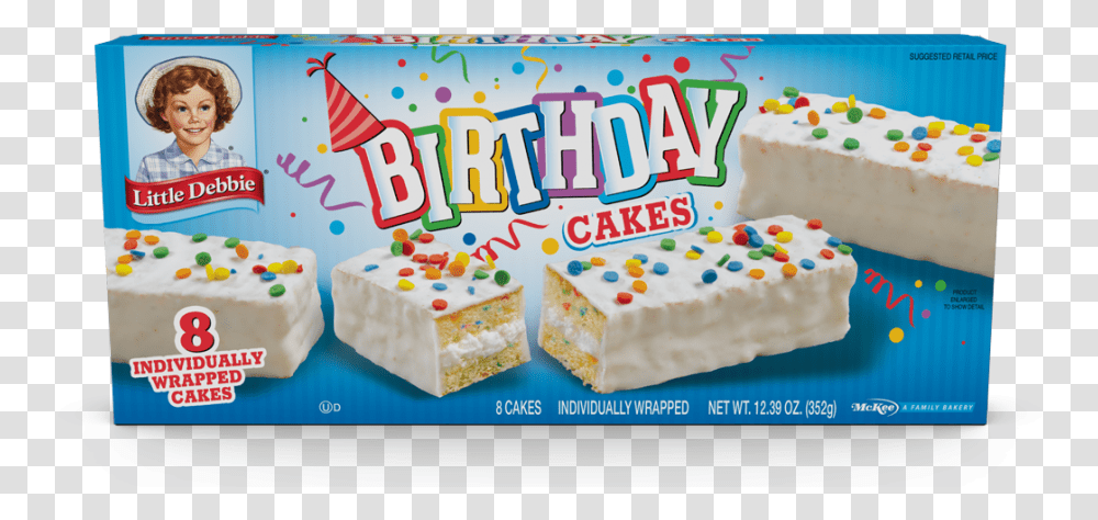 Little Debbie Birthday Cake, Dessert, Food, Person, Human Transparent Png
