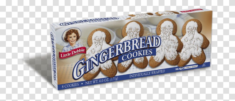 Little Debbie Gingerbread Cookies, Food, Biscuit, Sweets, Confectionery Transparent Png