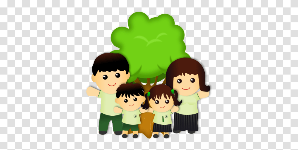 Little Family Tree A Genealogy App For Family Tree With 2 Child, Photography, Graphics Transparent Png