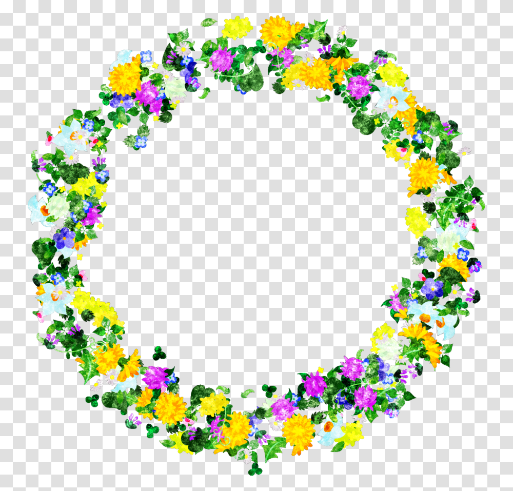 Little Flower Wreath By Atelier Bw Flowers Wreath, Pattern, Floral Design Transparent Png