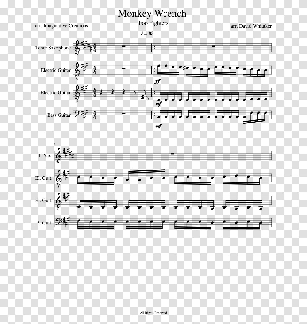 Little Fugue In G Minor Alto Sax Hd Download Lancer Sheet Music Alto Sax Transparent Png