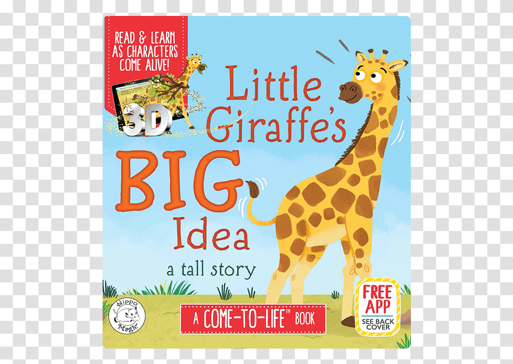 Little Giraffe Big Idea Book, Poster, Advertisement, Flyer, Paper Transparent Png