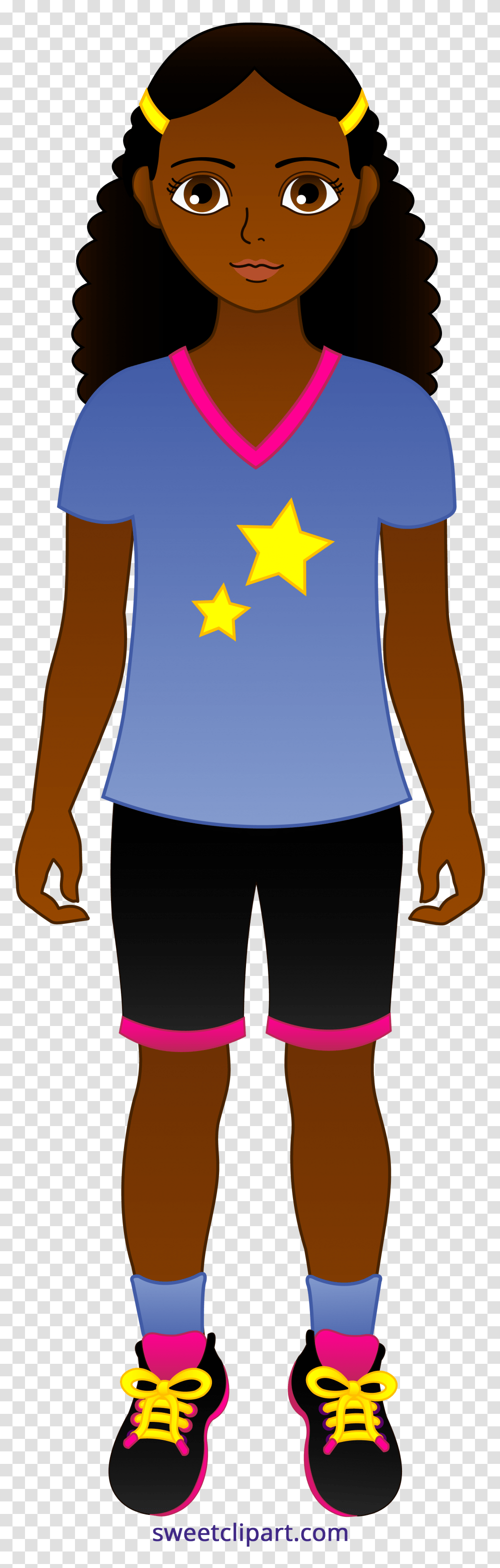 Little Girl African American Clipart, Apparel, Sleeve, Long Sleeve Transparent Png