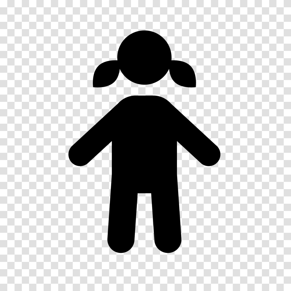 Little Girl Filled Icon, Gray, World Of Warcraft Transparent Png
