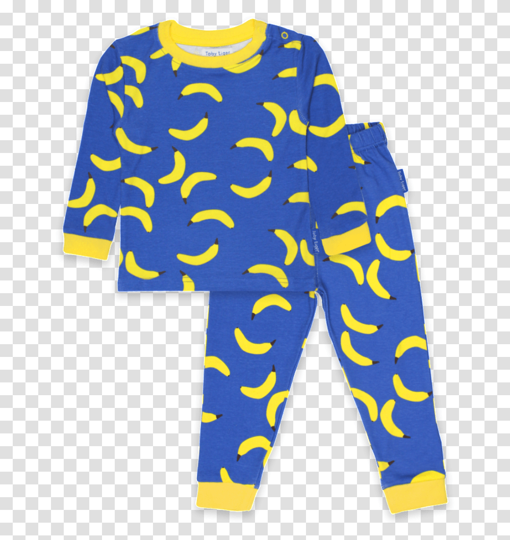 Little Girl In Pajamas Clipart Banana Pyjamas For Baby, Apparel, Pants, Sleeve Transparent Png