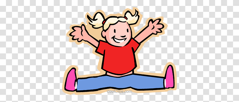 Little Girl Jumping For Joy Royalty Free Vector Clip Art, Face, Outdoors, Female, Kid Transparent Png