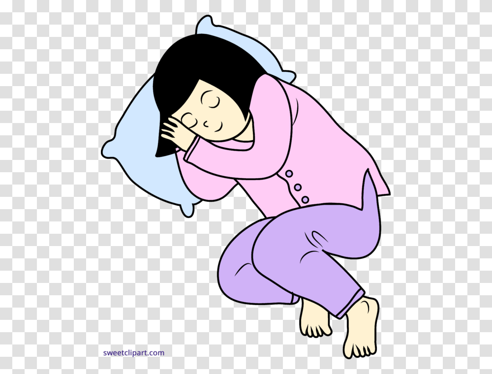 Little Girl Sleeping Clipart Clipart, Person, Human, Kneeling, Judo Transparent Png