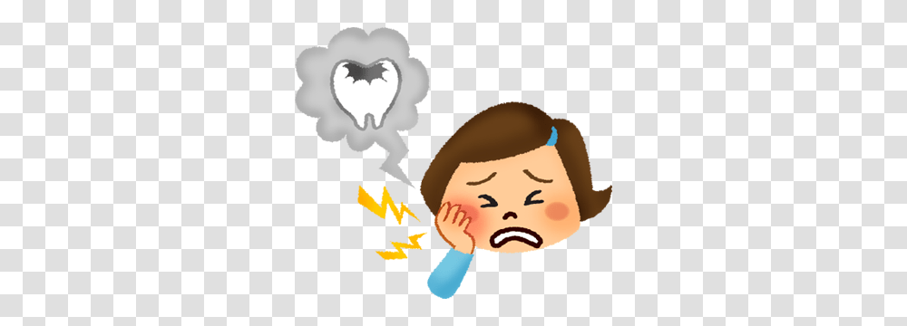 Little Girl Suffering From Toothache Free Clipart Illustrations, Person, Outdoors, Nature, Face Transparent Png