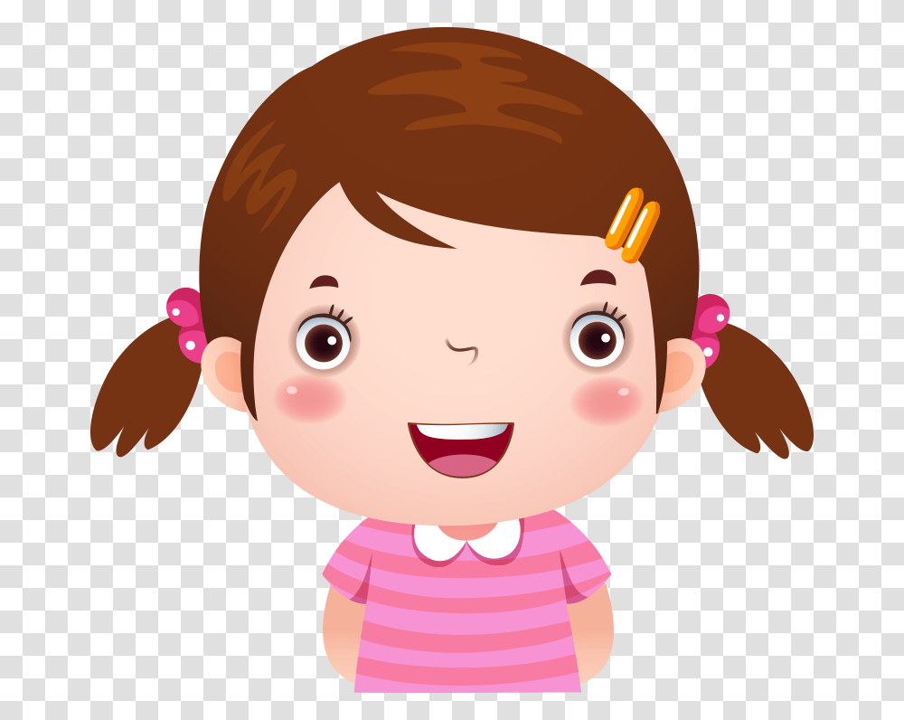 Little Girl03 Cartoon Early Child Things, Toy, Face, Head, Doll Transparent Png