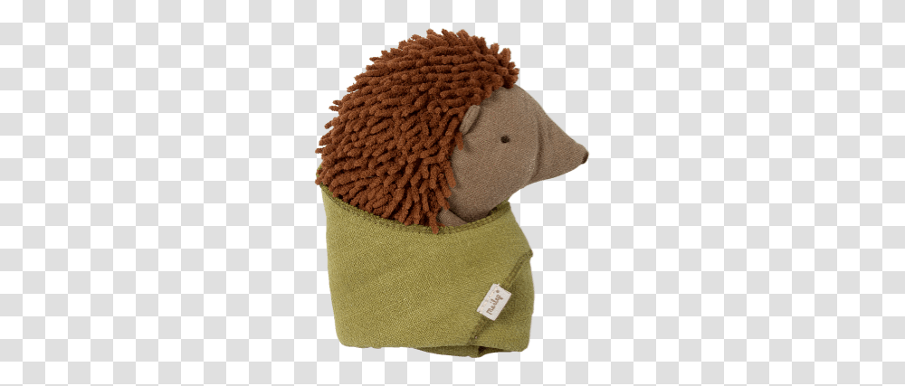 Little Hedgehog With Leaf Igel Maileg, Clothing, Apparel, Sweater, Hat Transparent Png
