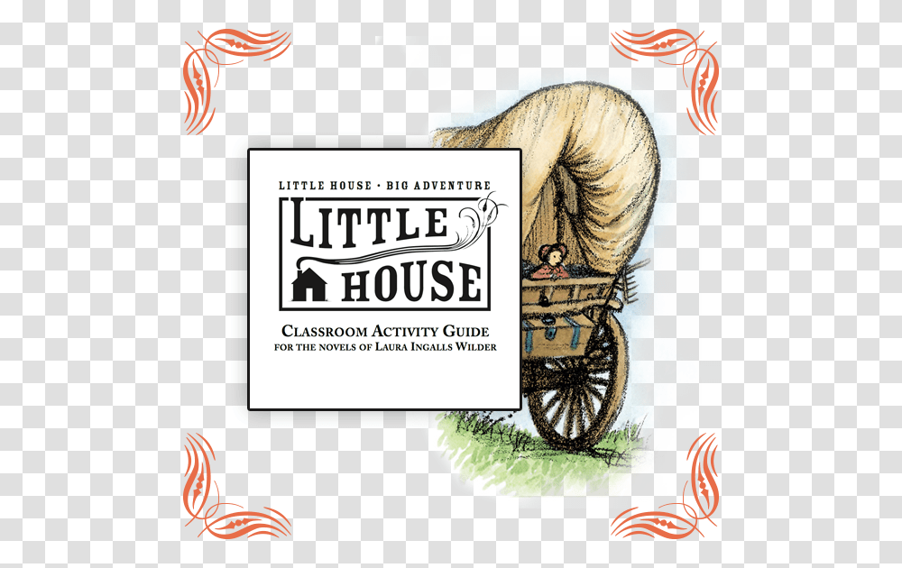 Little House On The Prairie Clipart Little House On The Prairie Words, Transportation, Vehicle, Poster, Advertisement Transparent Png