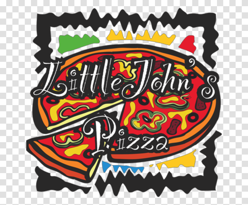 Little Johnquots Pizza Delivery Pizza Clipart, Poster, Label, Logo Transparent Png