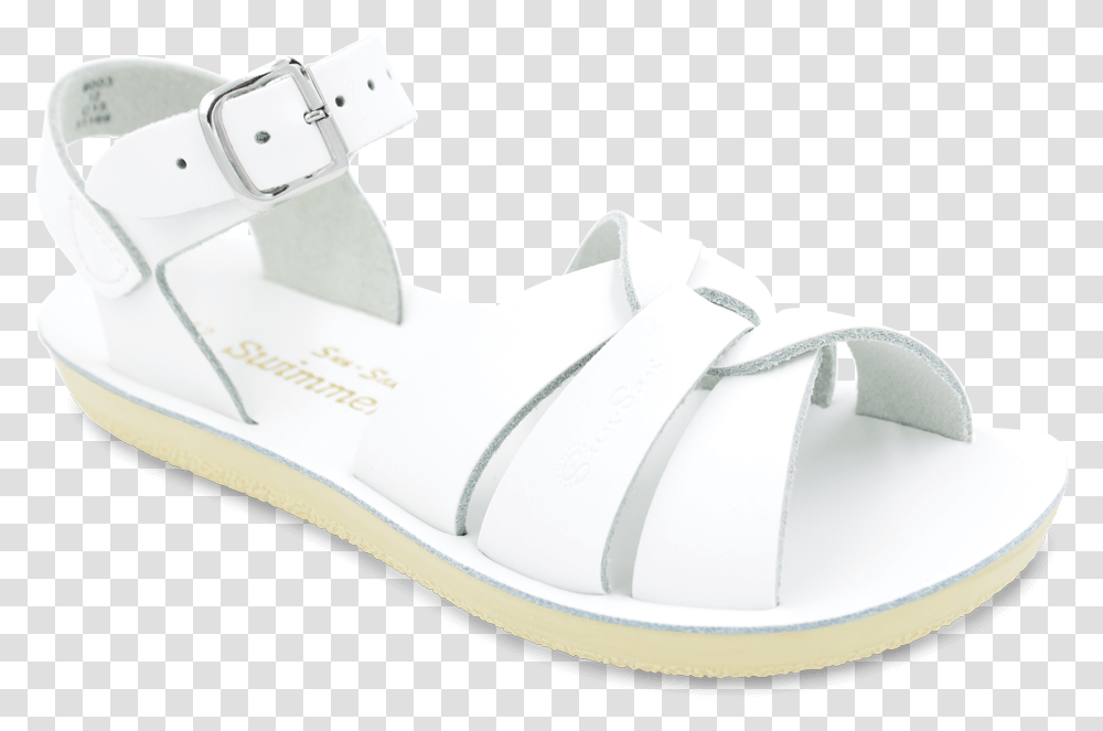 Little Kid Sized Swimmer Sandal In White Color Sandal, Apparel, Footwear, Shoe Transparent Png