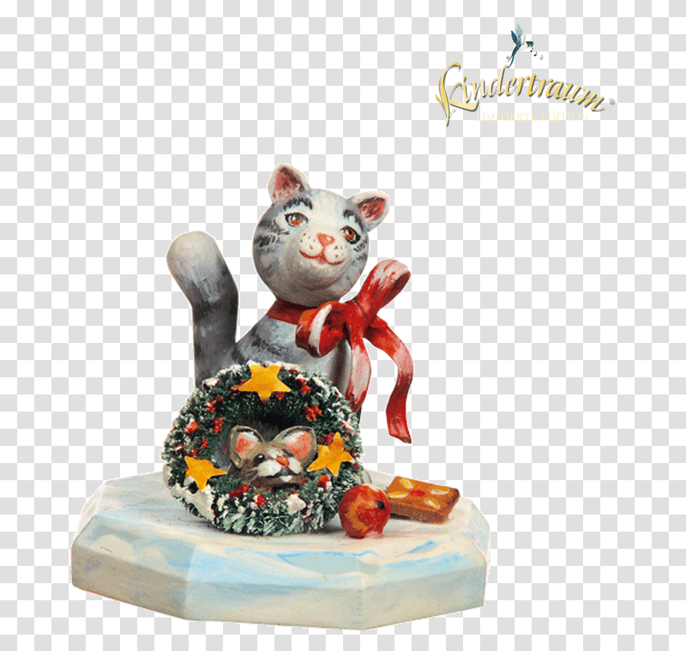 Little Kitty Cat Figurine, Apparel, Cake, Dessert Transparent Png