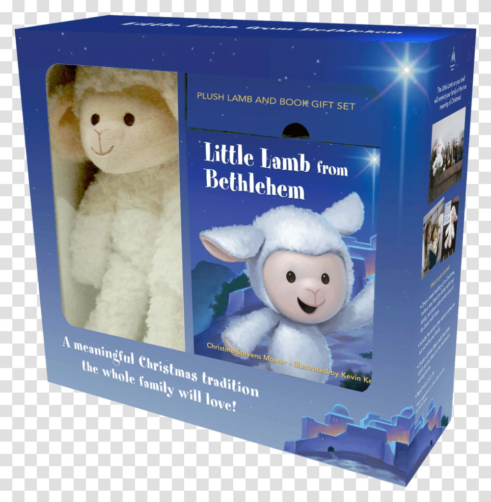 Little Lamb Of Bethlehem, Plush, Toy, Box, Carton Transparent Png