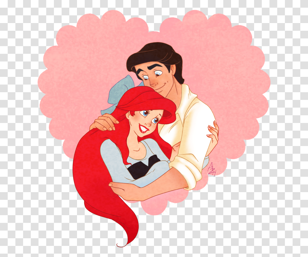 Little Mermaid And Eric, Person, Hair, Poster, Advertisement Transparent Png