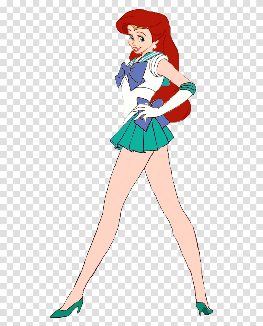Little Mermaid Ariel With Legs, Person, Comics, Book, Leisure Activities Transparent Png