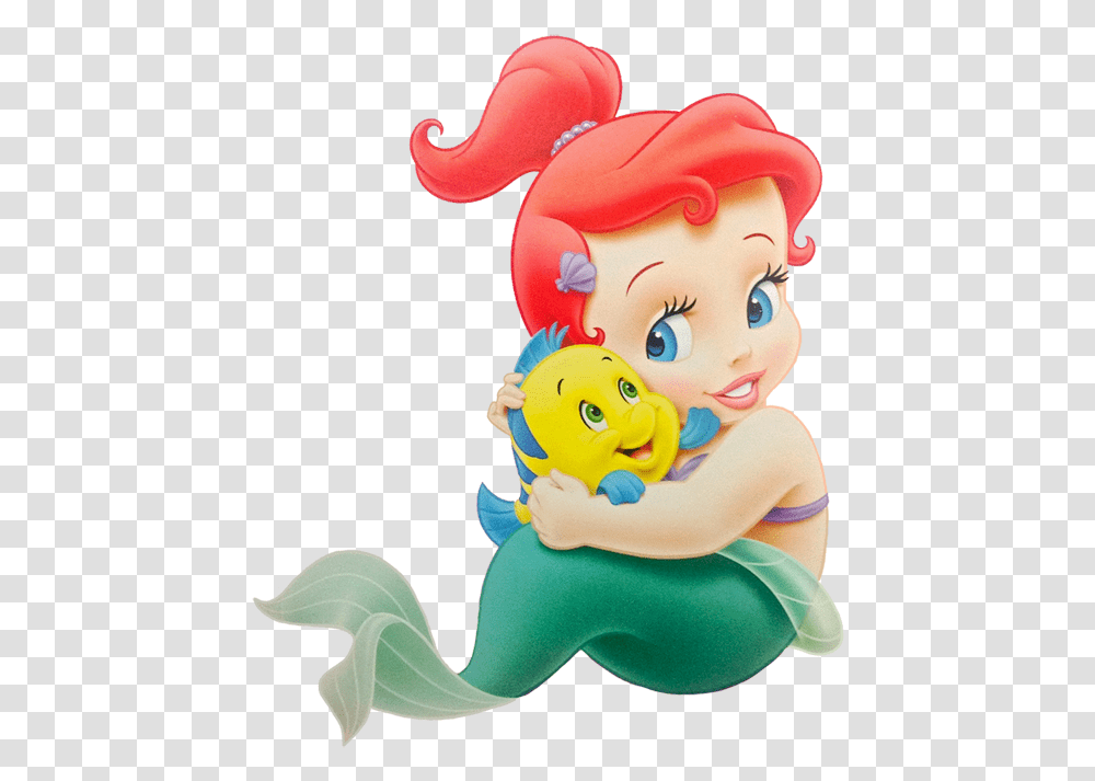 Little Mermaid Baby Ariel Little Mermaid, Toy, Animal, Figurine Transparent Png