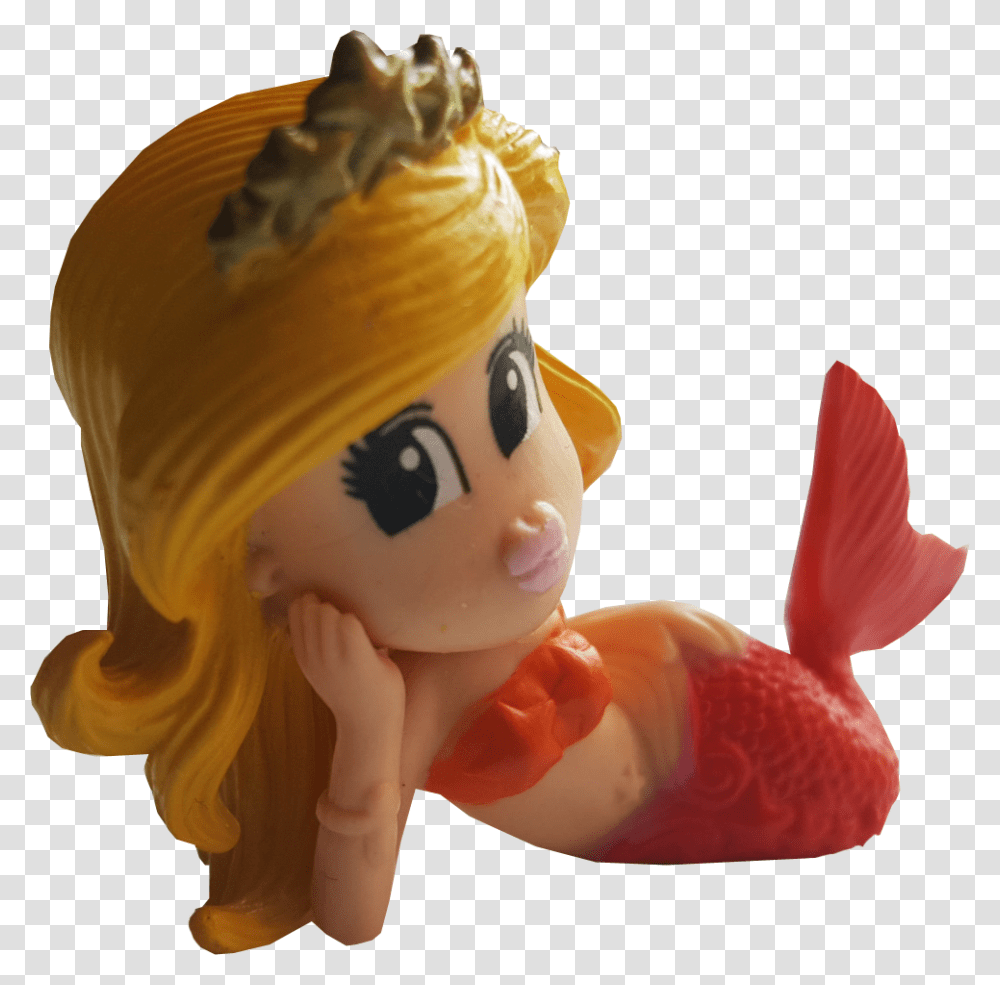Little Mermaid Background Image Childs, Figurine, Toy, Doll, Fish Transparent Png