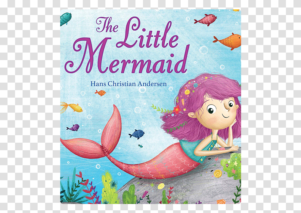 Little Mermaid Book, Fish, Animal, Bird Transparent Png