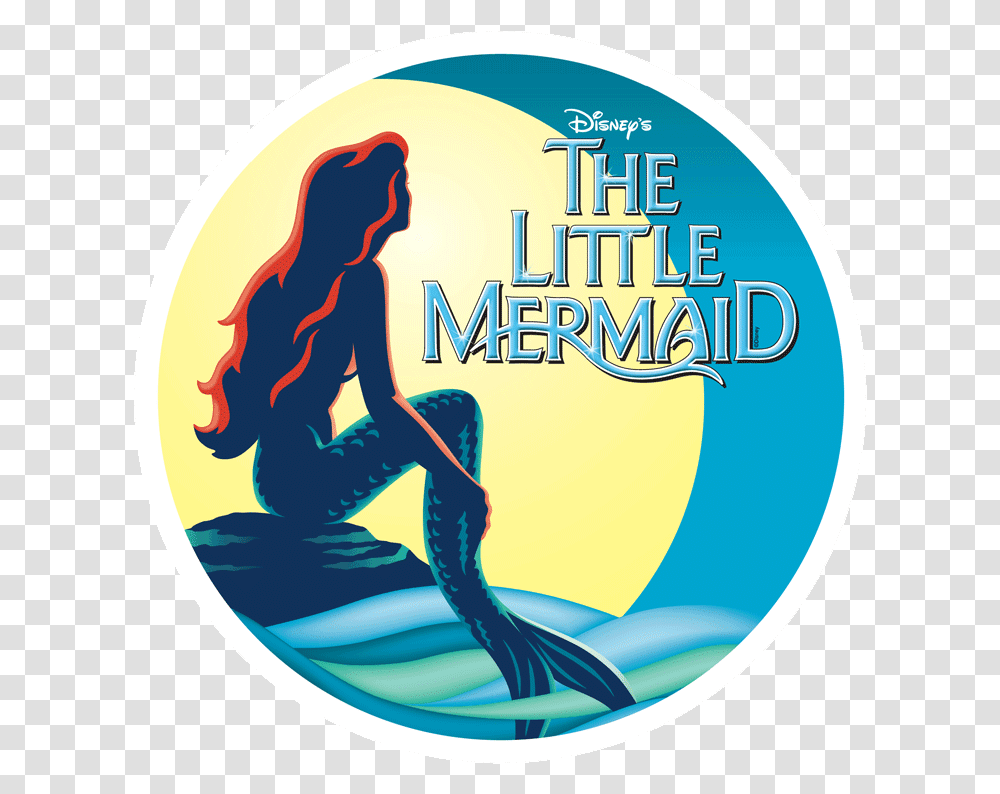 Little Mermaid Broadway Poster, Logo, Trademark, Badge Transparent Png