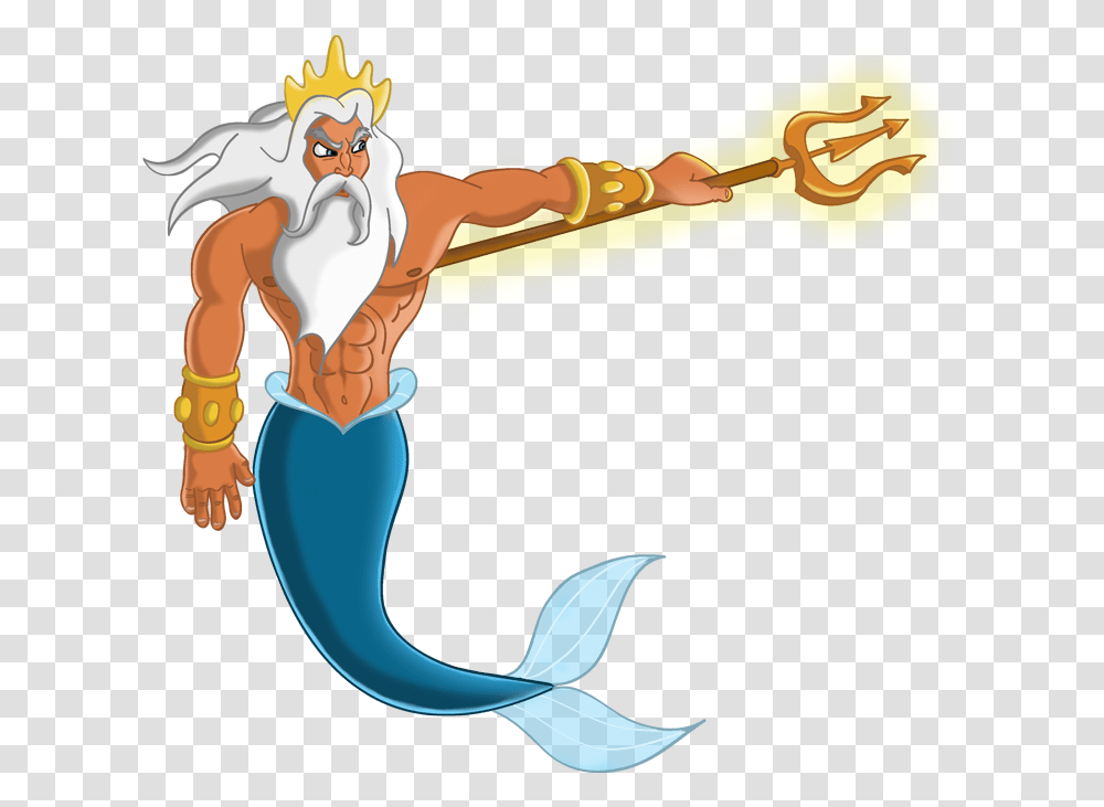 Little Mermaid Characters Cartoons Little Mermaid Characters King Triton, Animal, Person, Human, Leisure Activities Transparent Png