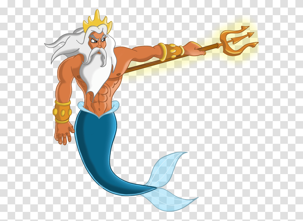 Little Mermaid Characters King Triton Little Mermaid Characters, Leisure Activities, Person, Human Transparent Png