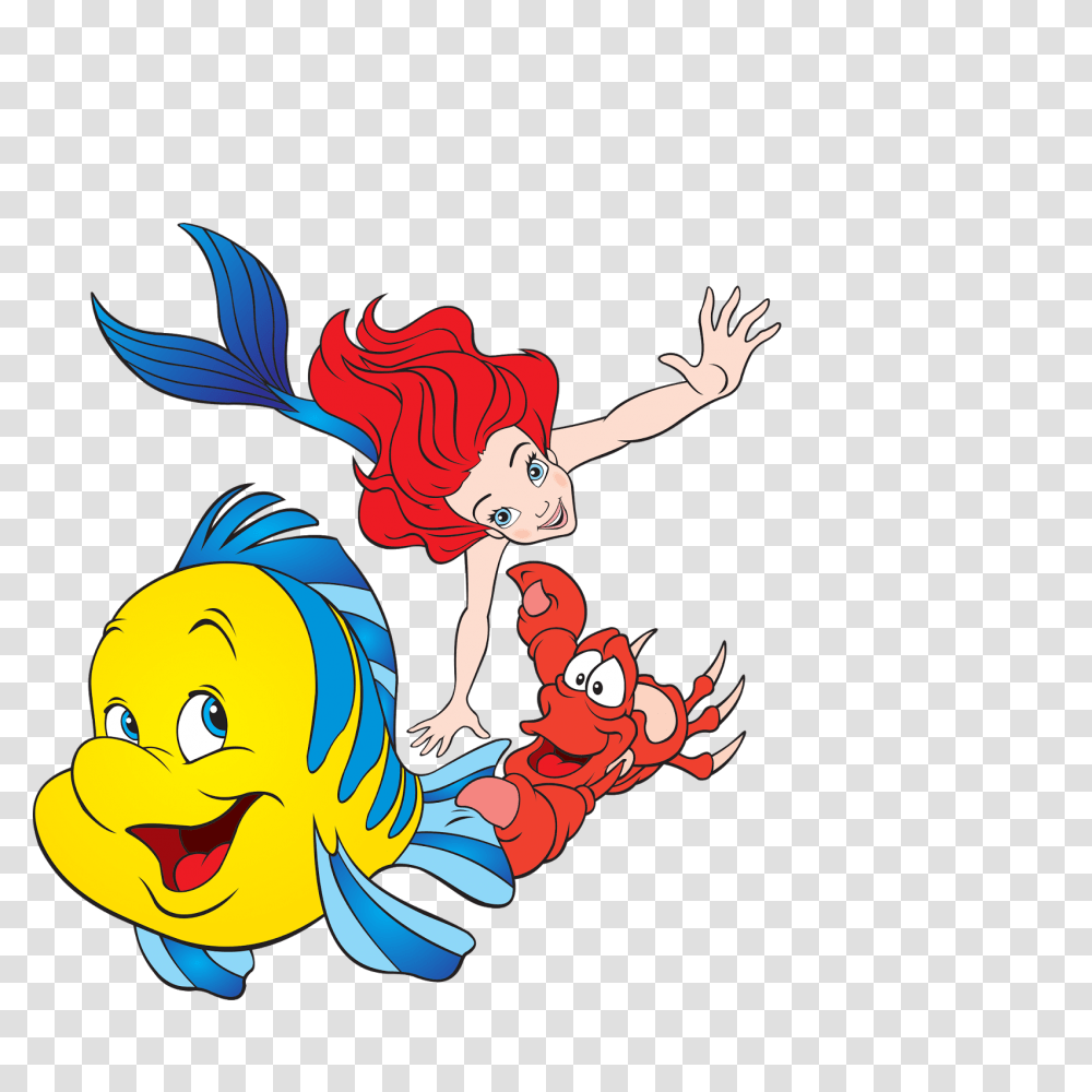 Little Mermaid Digital Scrapbooking Pack, Cupid, Poster Transparent Png