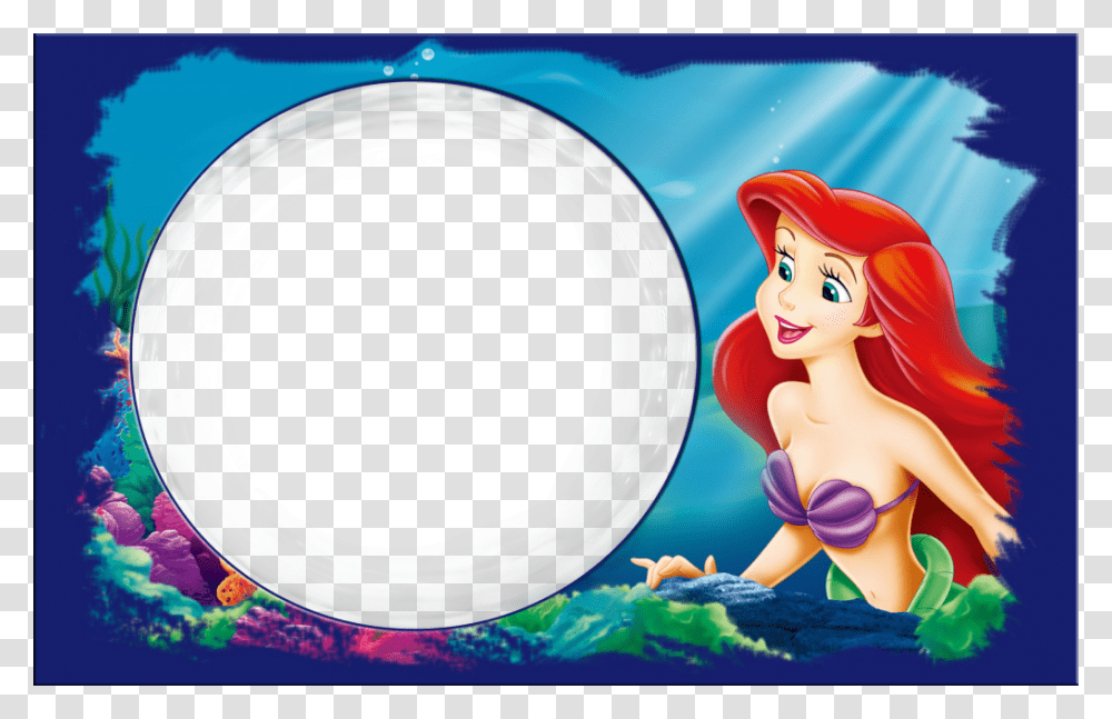 Little Mermaid Invitation Template, Person Transparent Png