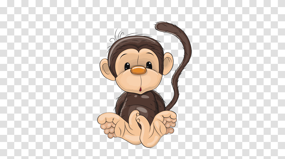 Little Monkey Clipart Clip Art Monkey And Art, Toy, Animal, Drawing, Mammal Transparent Png