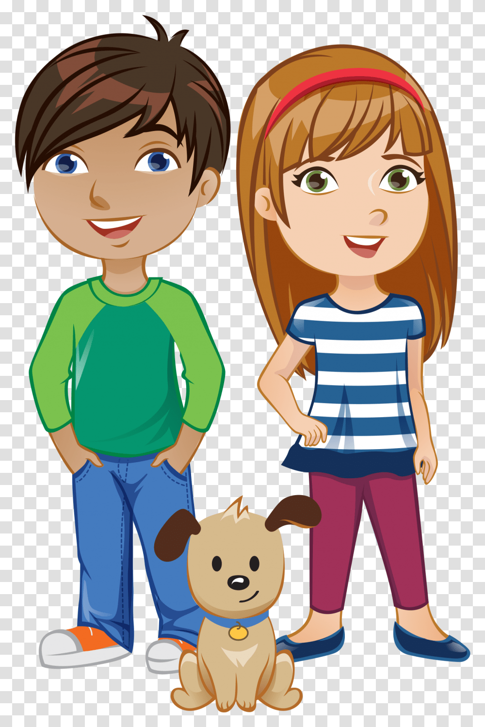 Little Passports Max And Mia Clipart Download Little Passports Max And Mia, Person, People, Family, Female Transparent Png