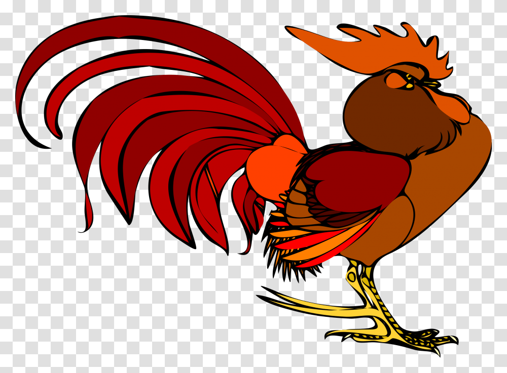 Little Red Hen Clipart Brown Rooster Clip Art, Animal, Bird, Fowl, Poultry Transparent Png