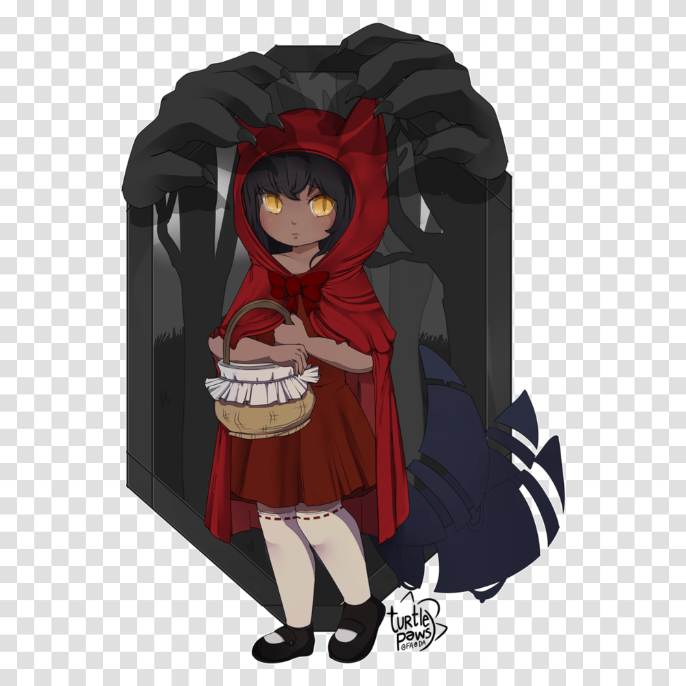 Little Red Riding Hood Branwen Cartoon, Apparel, Person, Human Transparent Png
