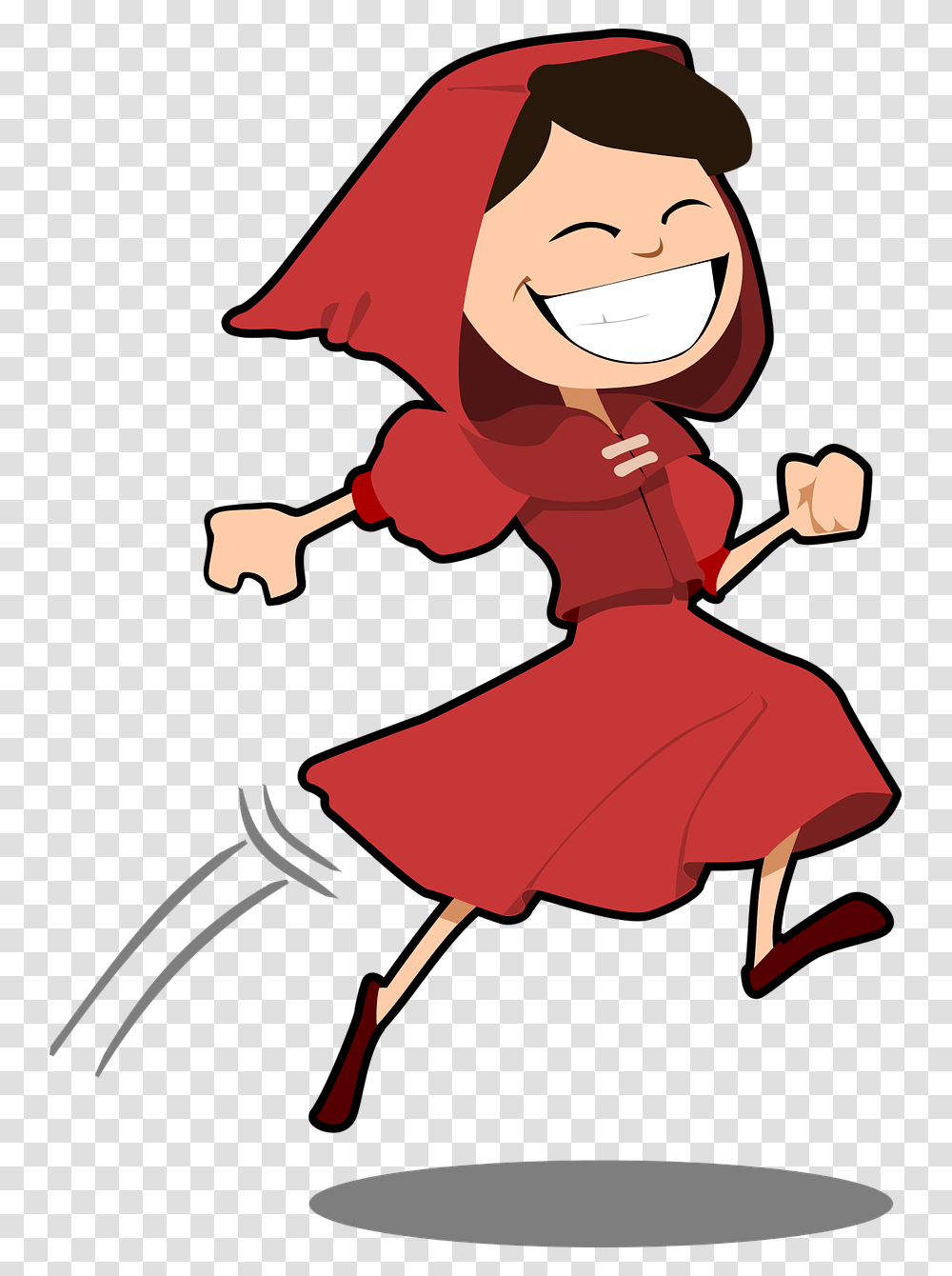 Little Red Riding Hood Cartoon, Person, Dress, Leisure Activities Transparent Png