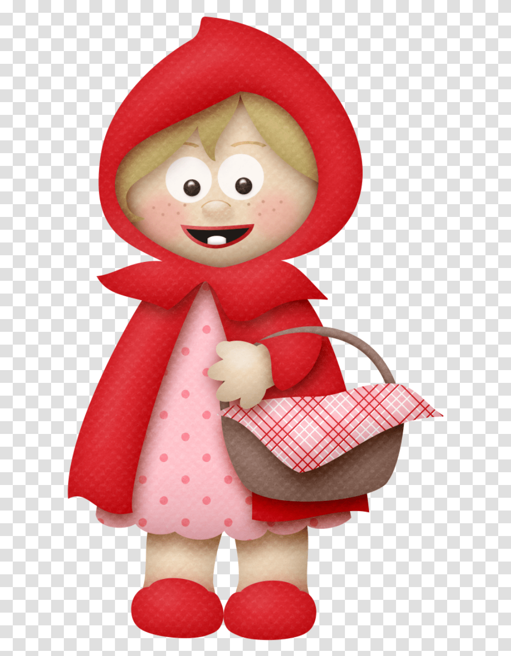 Little Red Riding Hood Clipart Download Cartoon, Doll, Toy, Apparel Transparent Png