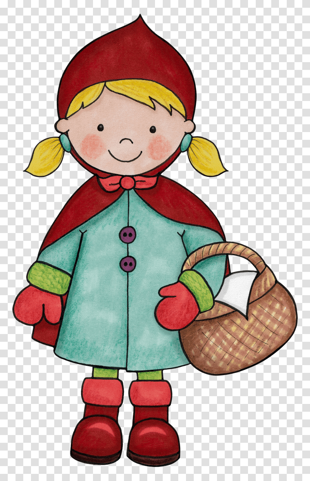 Little Red Riding Hood, Snowman, Nature, Applique Transparent Png