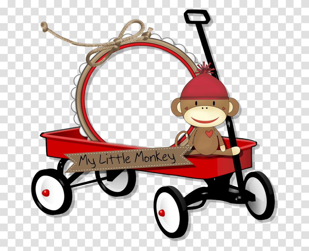 Little Red Wagon, Vehicle, Transportation, Lawn Mower, Tool Transparent Png