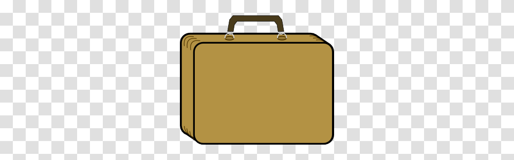 Little Tan Suitcase Clip Art, Luggage, First Aid Transparent Png