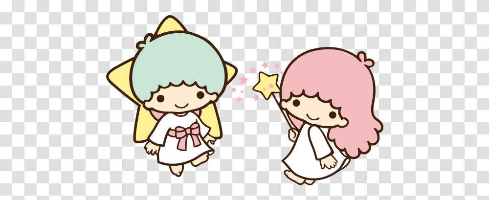 Little Twin Stars 4 Image Little Twin Stars Characters, Rattle, Label, Text Transparent Png