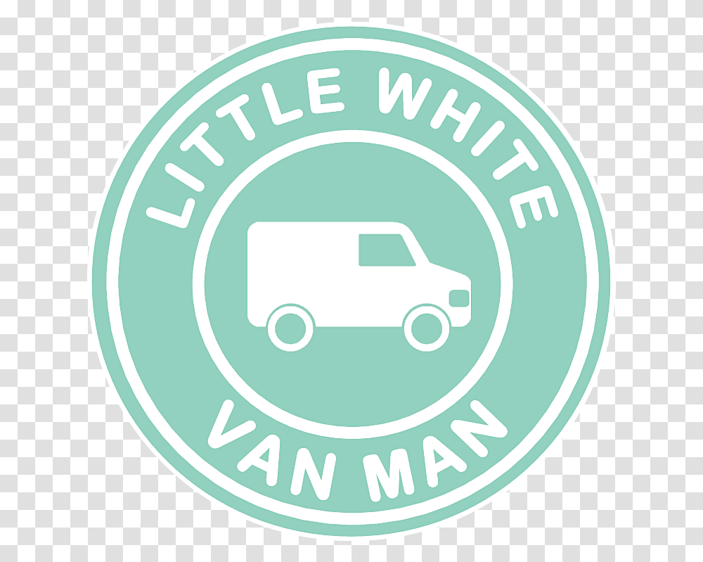 Little White Van Man Volkswagen, Label, Text, Logo, Symbol Transparent Png