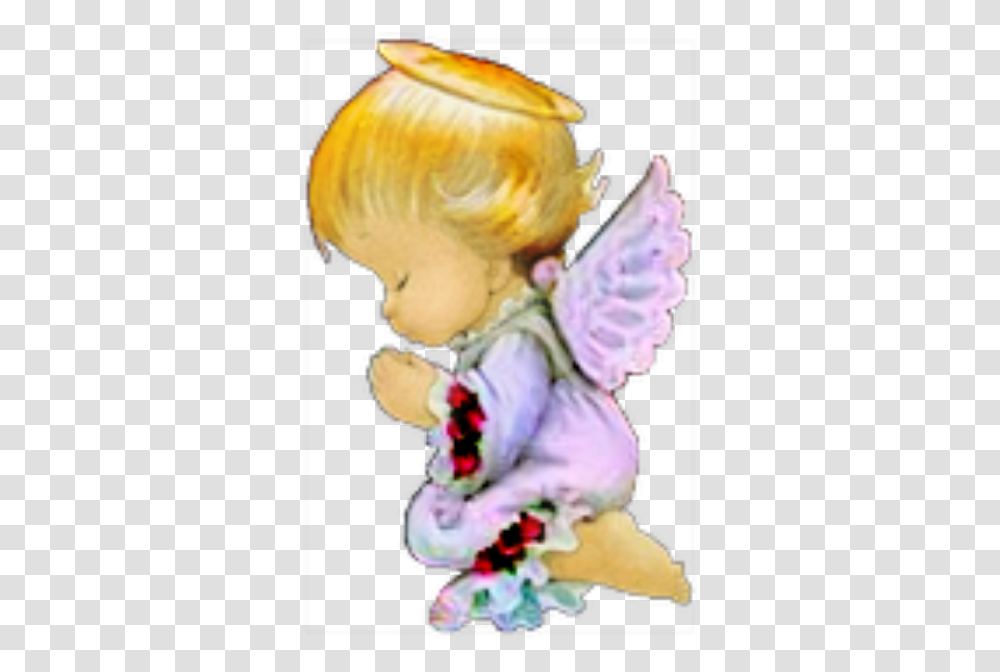 Littleangel Praying Angels Preciousmoment Angel, Archangel, Person, Human Transparent Png