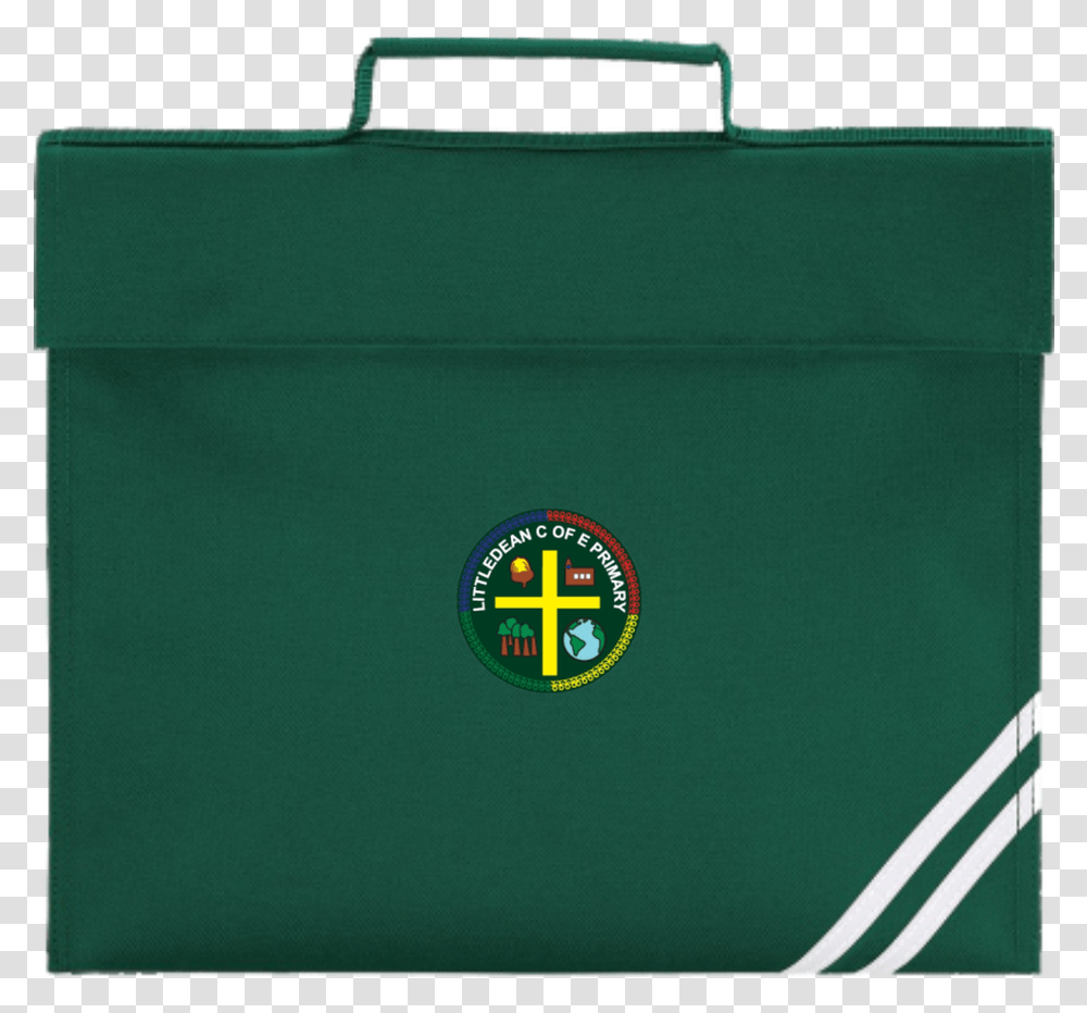 Littledean C Of E Primary School Book Bag School Book Bags Uk, Logo, Symbol, Trademark, First Aid Transparent Png