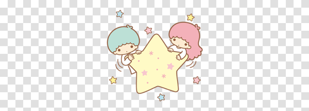Littletwinstars Kiki Lala Pastel Soft Softcore Cartoon, Star Symbol, Cupid Transparent Png