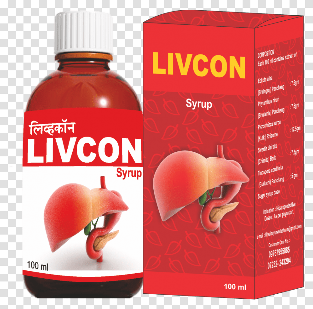 Livcon Syrup, Seasoning, Food, Label Transparent Png