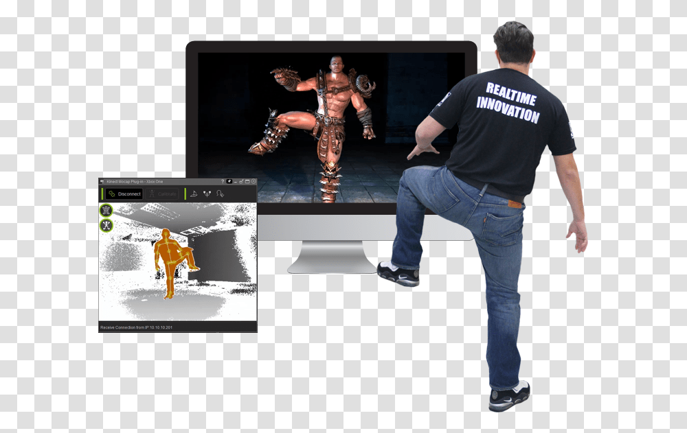 Live Actor Tracking Television Set, Person, Shoe, Footwear Transparent Png