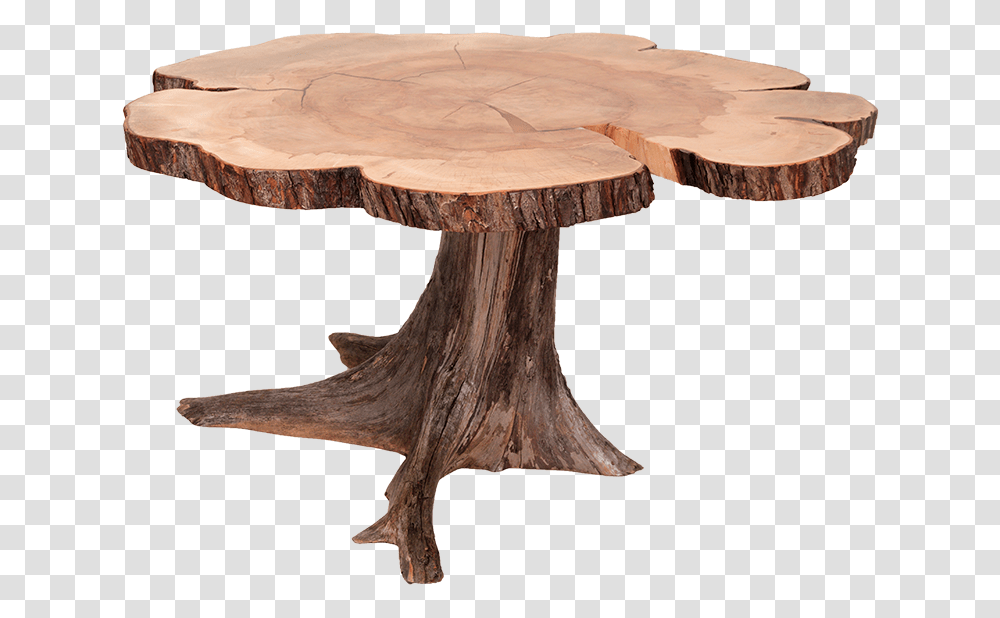 Live Edge Table Coffee Table, Furniture, Wood, Tree Stump, Tabletop Transparent Png