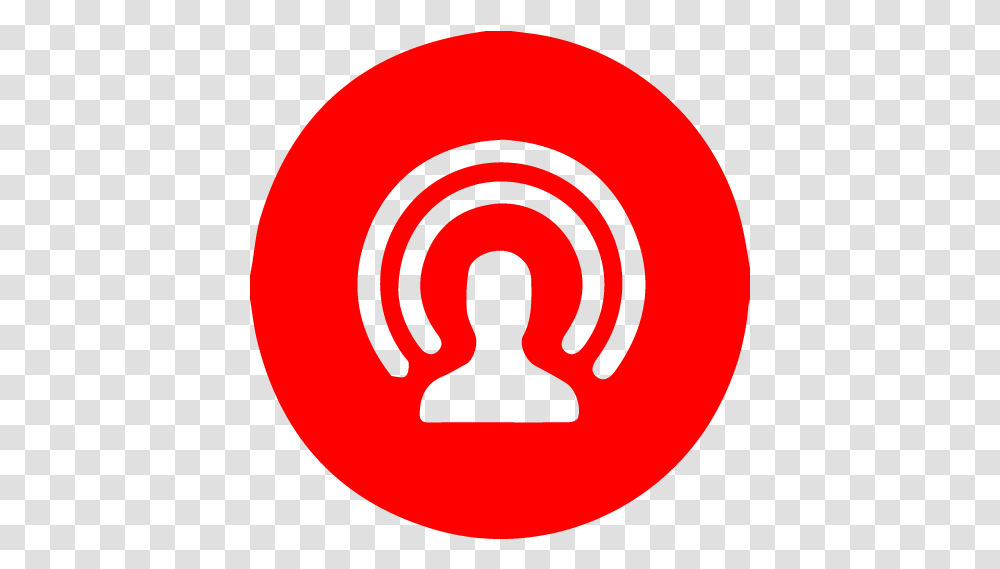 Live Icon Circle Youtube Logo, Symbol, Trademark, Machine Transparent Png