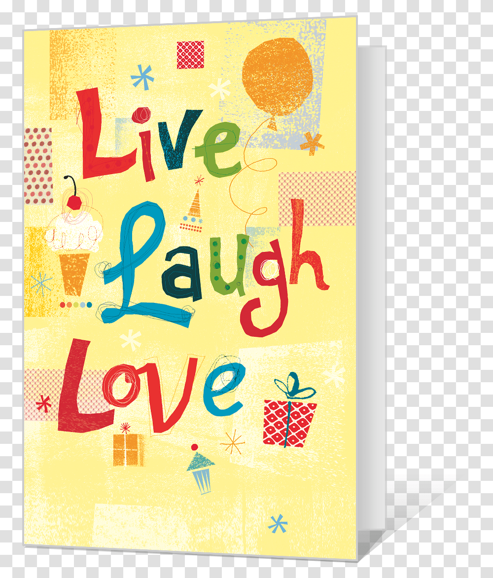 Live Laugh Love Printable Creative Arts, Alphabet, Poster, Advertisement Transparent Png